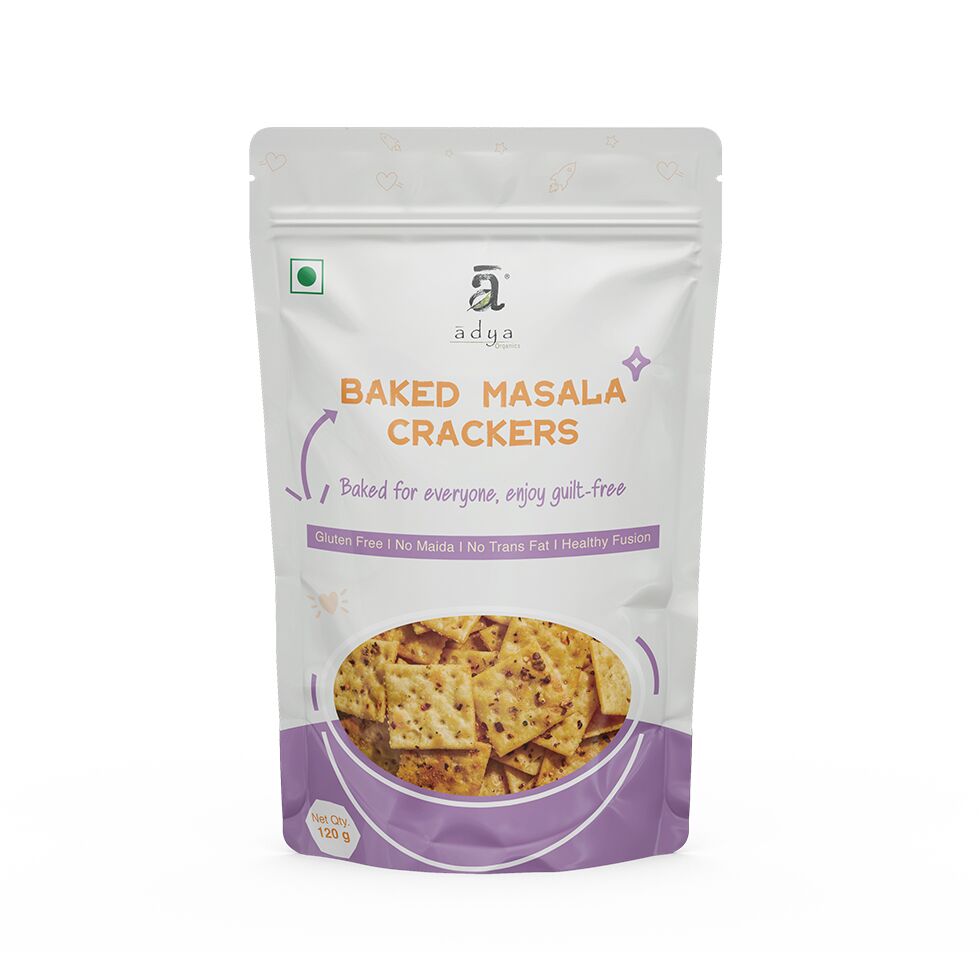 Baked Masala Crackers